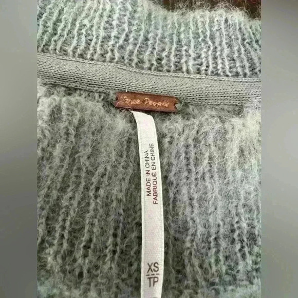 NWT Free People Autumn Sky Pullover Sweater - XS - Picture 6 of 7